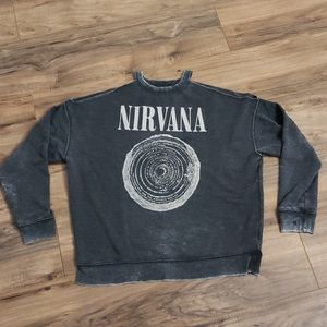Distressed Nirvana sweatshirt